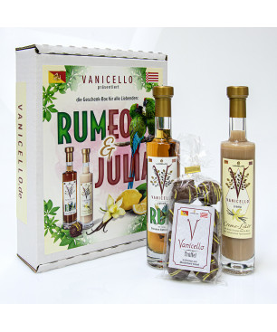 RUMeo und Julia: Die Vanicello Geschenk-Box für alle Liebenden