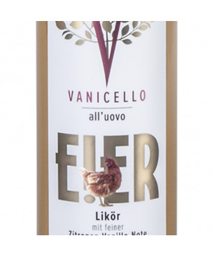 Vanicello Eierlikör - Der Eierlikör mit mediterranen Flair