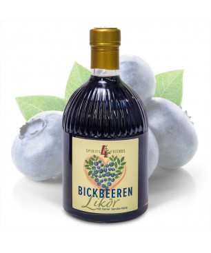 Bickbeeren Likör in der 500 ml Flasche von Spirits4Friends