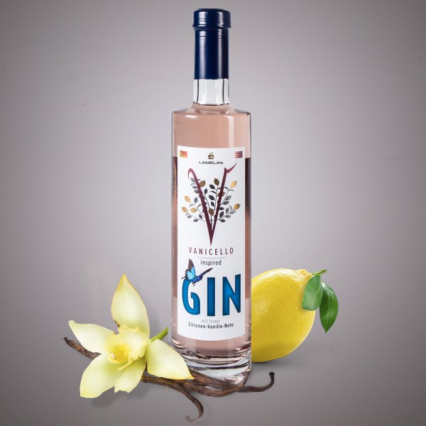 Vanicello inspired Gin - der neue Gin der Vanicello Familie mit Deko