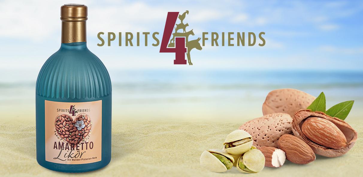 Neues Produkt im Sortiment: Amaretto-Pistazie von Spirits4Friends